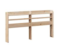 vidaXL Cabecero de Cama con estantes Madera Maciza de Pino 150 cm, cabecero de Cama, cabecero de Madera Maciza, cabecero con estantes