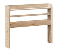 Vidaxl cabecero de cama con estantes madera maciza de pino 75 cm