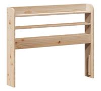 vidaXL Cabecero de Cama con estantes Madera Maciza de Pino 75 cm, cabecero de Cama, cabecero de Madera Maciza, cabecero con estantes