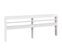 vidaXL Cabecero de Cama con estantes Madera Maciza Pino Blanco 180 cm, cabecero de Cama, cabecero de Madera Maciza, cabecero con estantes