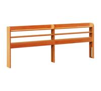 vidaXL Cabecero de Cama con estantes Madera Maciza Pino marrón 180 cm, cabecero de Cama, cabecero de Madera Maciza, cabecero con estantes