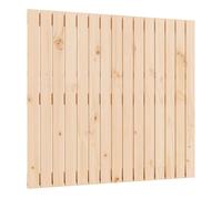 Vidaxl cabecero de cama de pared madera maciza de pino 95,5x3x90 cm