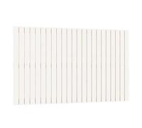 Vidaxl cabecero de cama de pared madera maciza pino blanco 147x3x90 cm