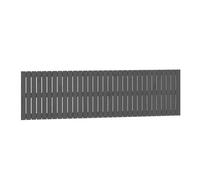 Vidaxl cabecero de cama de pared madera maciza pino gris 204x3x60 cm