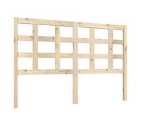 Vidaxl cabecero de cama madera maciza de pino 140,5x4x100 cm