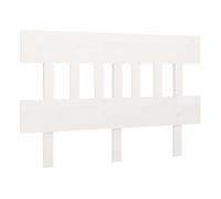 Vidaxl cabecero de cama madera maciza de pino blanco 123,5x3x81 cm