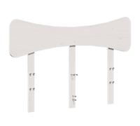 vidaXL Cabecero de Cama Madera Maciza de Pino Blanco 135 cm