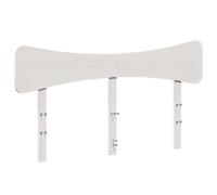 vidaXL Cabecero de Cama Madera Maciza de Pino Blanco 140 cm