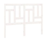 Vidaxl cabecero de cama madera maciza de pino blanco 145,5x4x100 cm
