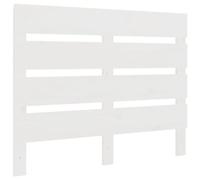 vidaXL Cabecero de Cama Madera Maciza de Pino Blanco 75x3x80 cm