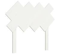 vidaXL Cabecero de Cama Madera Maciza de Pino Blanco 92x3x81 cm
