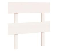 Vidaxl cabecero de cama madera maciza de pino blanco 93,5x3x81 cm