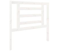 Vidaxl cabecero de cama madera maciza de pino blanco 96x4x100 cm