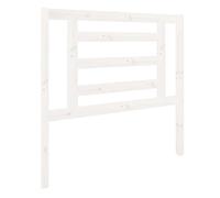 vidaXL Cabecero de Cama Madera Maciza de Pino Blanco 96x4x100 cm