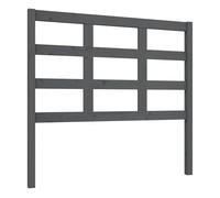 Vidaxl cabecero de cama madera maciza de pino gris 105,5x4x100 cm