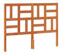 vidaXL Cabecero de Cama Madera Maciza de Pino marrón Cera 150 cm