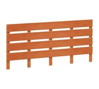 vidaXL Cabecero de Cama Madera Maciza de Pino marrón Cera 180 cm