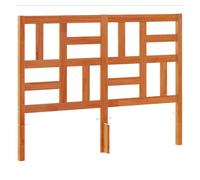 Vidaxl cabecero de cama madera maciza de pino marrón cera 180 cm