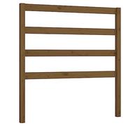 vidaXL Cabecero de Cama Madera Maciza de Pino marrón Miel 81x4x100 cm