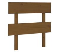 Vidaxl cabecero de cama madera maciza de pino marrón miel 93,5x3x81 cm