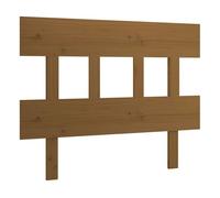 Vidaxl cabecero de cama madera maciza de pino marrón miel 93,5x3x81 cm