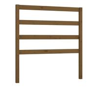 Vidaxl cabecero de cama madera maciza de pino marrón miel 96x4x100 cm