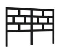 Vidaxl cabecero de cama madera maciza de pino negro 166x4x100 cm