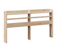 Vidaxl cabecero de cama con estantes madera maciza de pino 135 cm