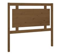 Vidaxl cabecero de cama madera maciza pino marrón miel 105,5x4x100 cm