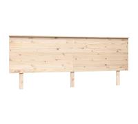 vidaXL Cabecero de cama para cama, marco de cama, marco de cama, cama de madera maciza, dormitorio, 204 x 6 x 82,5 cm, madera maciza de pino