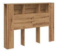 vidaXL Cabecero Armario Madera Roble Artisan 140x18,5x102,5 cm