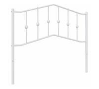 Vidaxl cabecero de metal blanco 107 cm