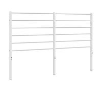 vidaXL Cabecero de Metal Blanco 120 cm