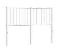 Vidaxl cabecero de metal blanco 120 cm