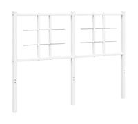 Vidaxl cabecero de metal blanco 120 cm