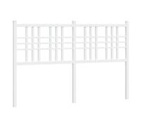 Vidaxl cabecero de metal blanco 120 cm