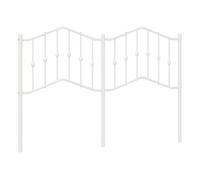 Vidaxl cabecero de metal blanco 140 cm
