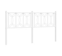 Vidaxl cabecero de metal blanco 150 cm