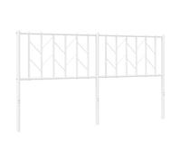 Vidaxl cabecero de metal blanco 160 cm