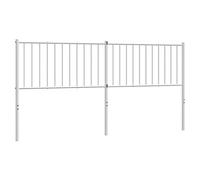 vidaXL Cabecero de Metal Blanco 180 cm