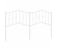 Vidaxl cabecero de metal blanco 180 cm