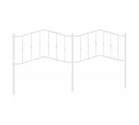 Vidaxl cabecero de metal blanco 200 cm