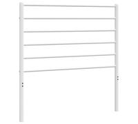 vidaXL Cabecero de Metal Blanco 80 cm