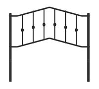 Vidaxl cabecero de metal negro 100 cm