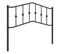 Vidaxl cabecero de metal negro 107 cm
