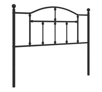 Vidaxl cabecero de metal negro 107 cm