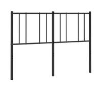 Vidaxl cabecero de metal negro 135 cm