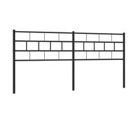 Vidaxl cabecero de metal negro 193 cm