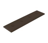 vidaXL Cabecero de Pared 12 pcs Marrón 60 x 15 cm Cuero sintético, Cubierta de Pared Decorativa Rectangular, Paneles Modernos y Elegantes, soluciones de decoración para Interiores.