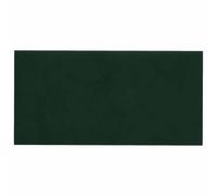 vidaXL Cabecero de Pared 12 pcs Verde Oscuro 30 x 15 cm Terciopelo, Cabecero de Terciopelo Rectangular Moderno, Muebles Elegantes para el Dormitorio, diseño cómodo para una decoración Lujosa en Inter